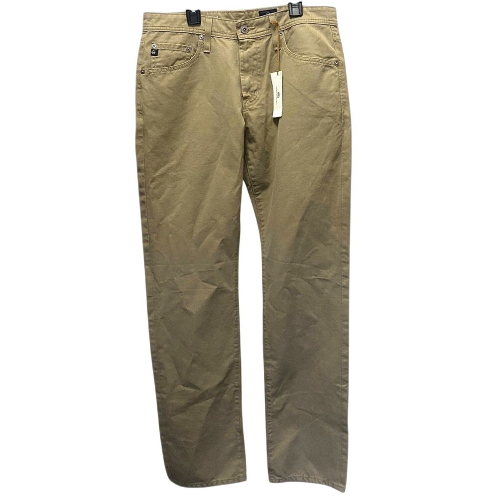 NWT AG Adriano Goldschmied The‎ Graduate Tailored Jeans Colonial Beige 31x34